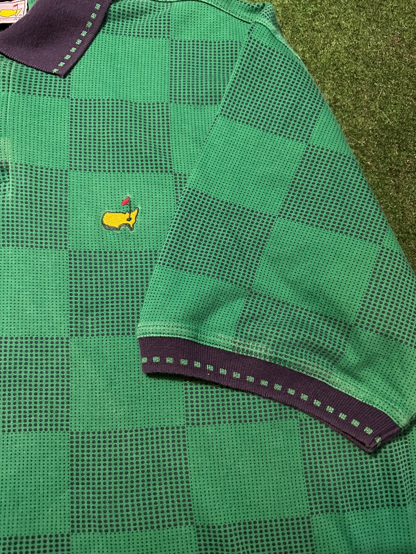 Vintage Slazenger Masters Checkered Polo