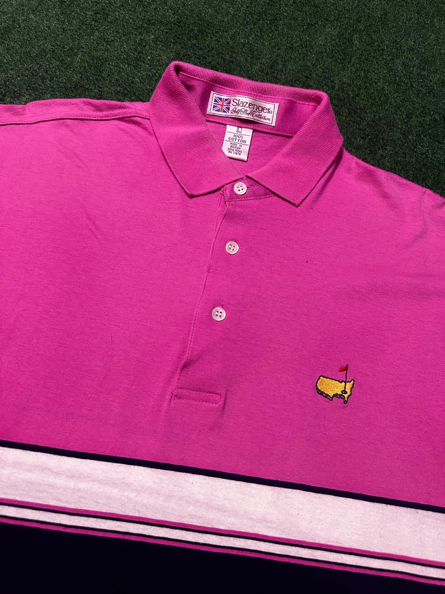 Vintage Salzenger Striped Masters Polo