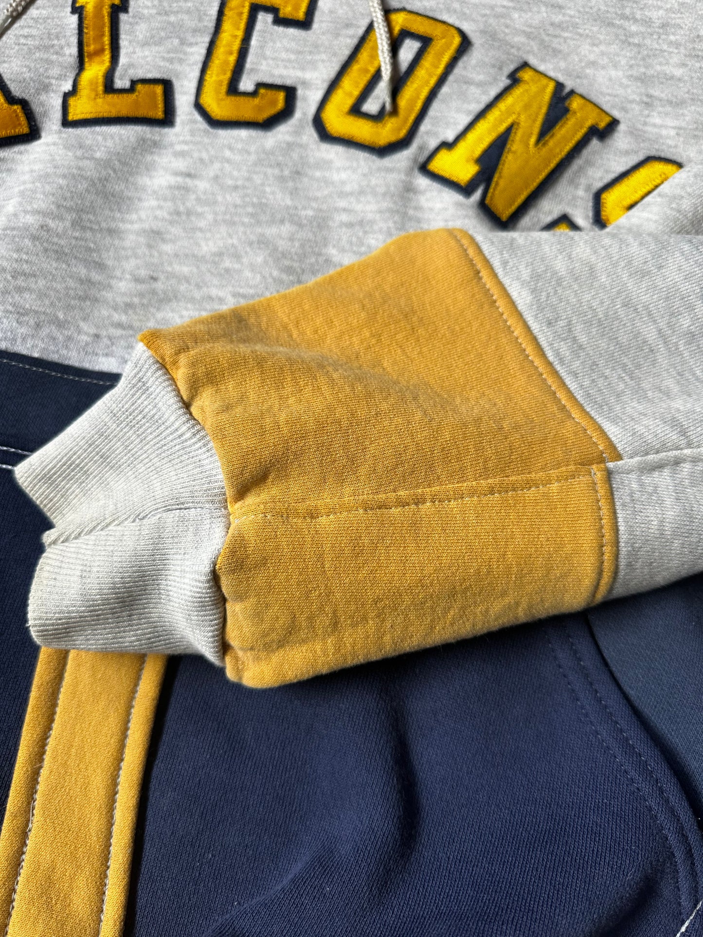 Vintage “Falcons” Colorblock Hoodie