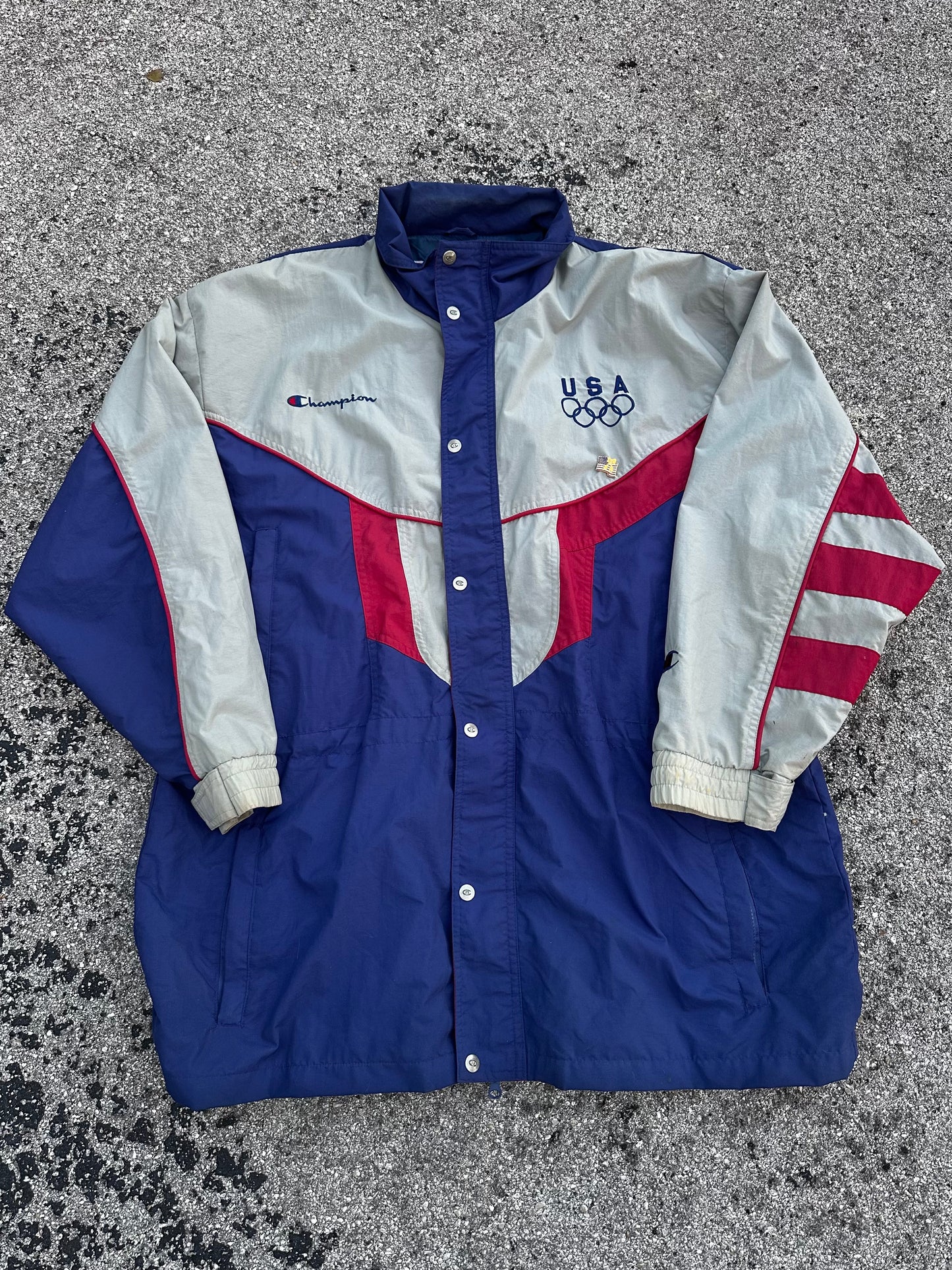 1994 Champion USA Winter Olympic Windbreaker