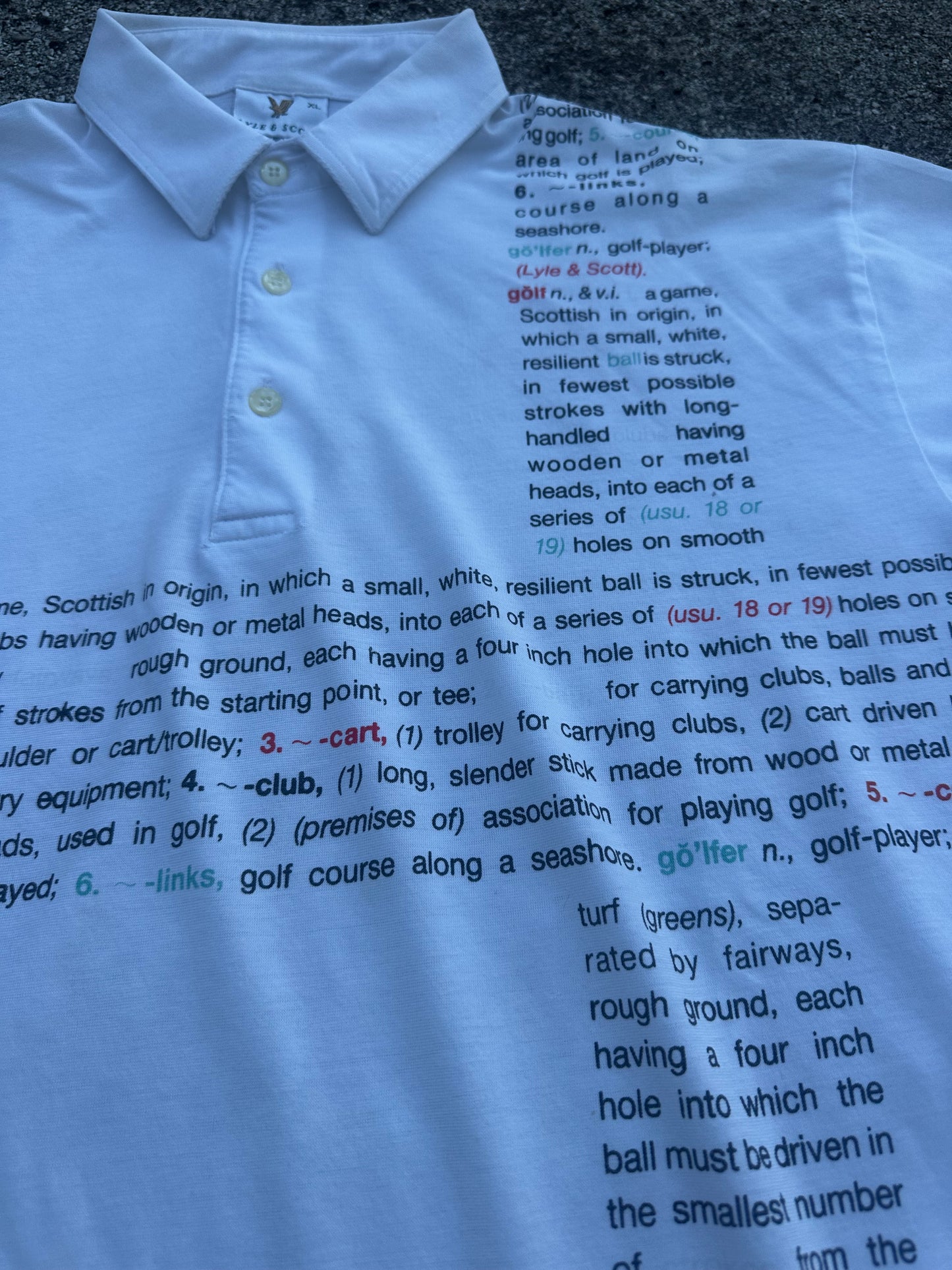 Vintage Origin of Golf Polo