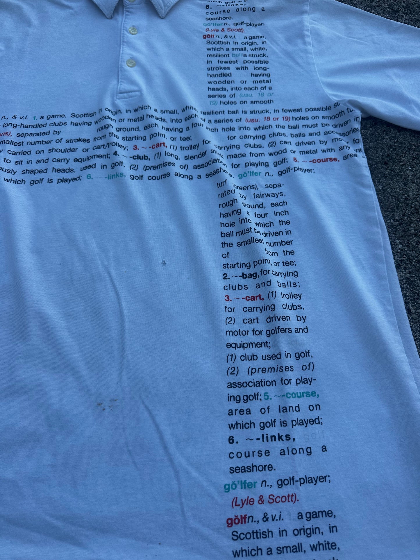 Vintage Origin of Golf Polo