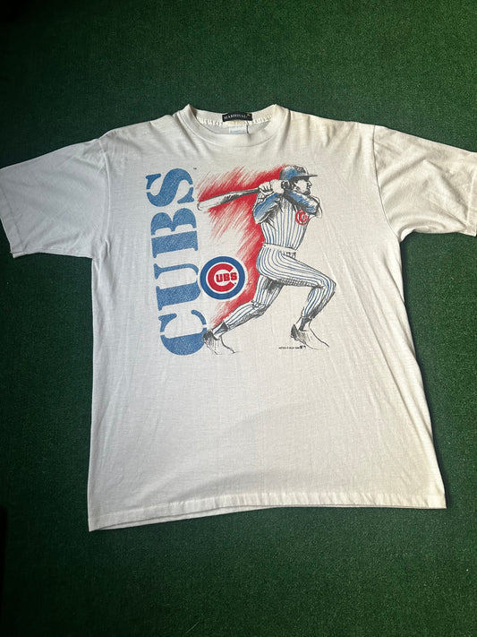 Vintage ‘89 Sketch Art Cubs Tee