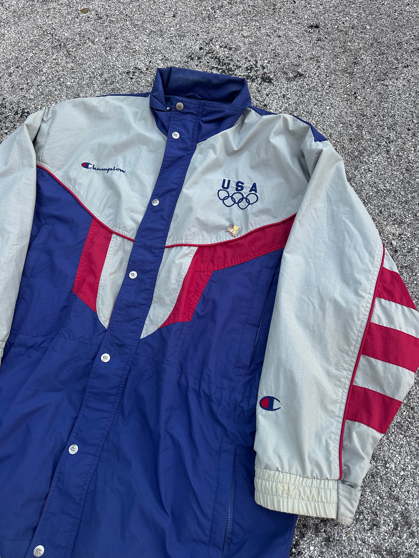 1994 Champion USA Winter Olympic Windbreaker