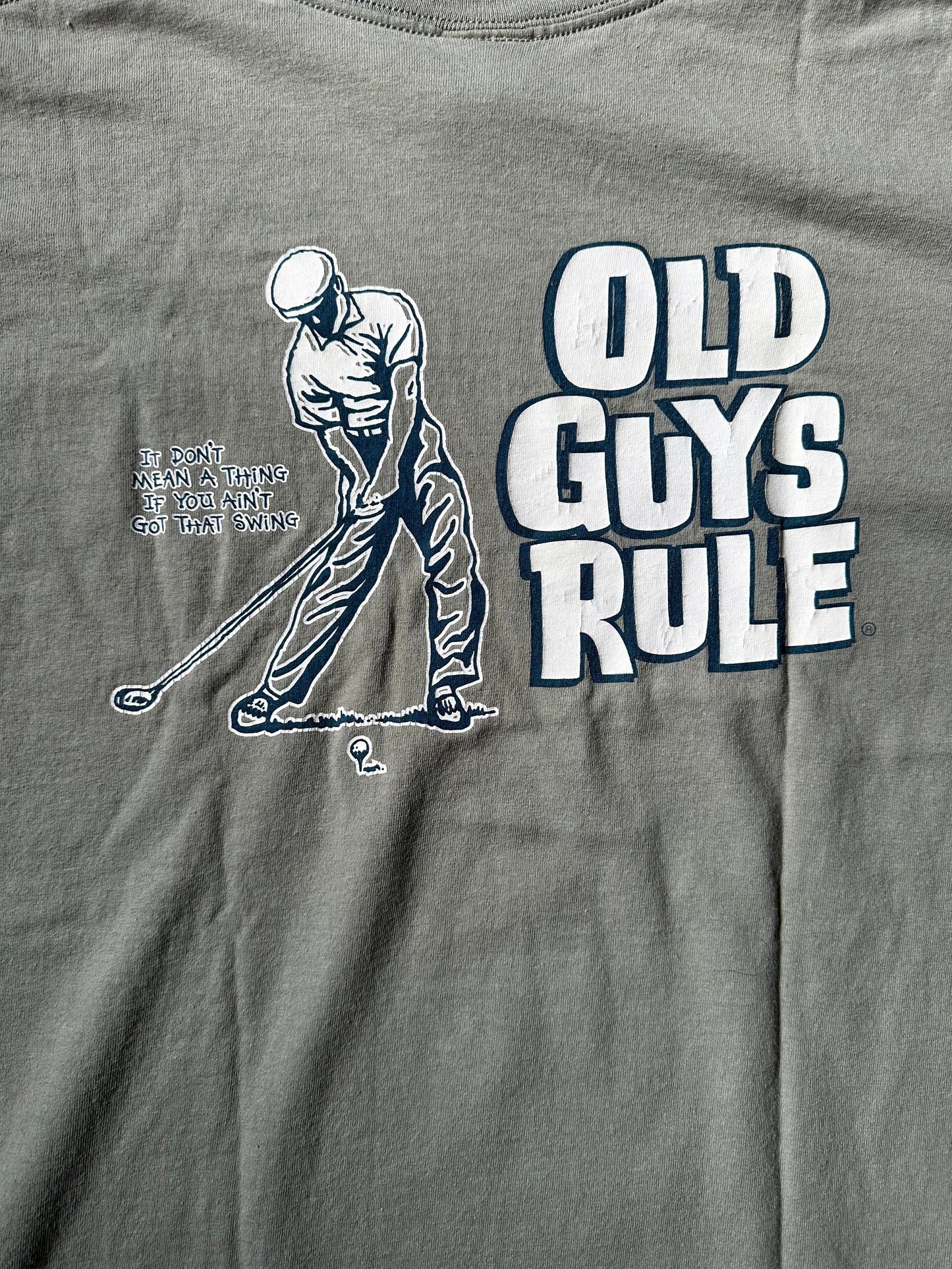 Old Guys Graphic Golf Tee