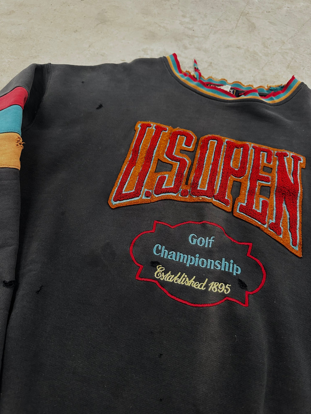 Vintage Distressed US Open Pullover (XL)