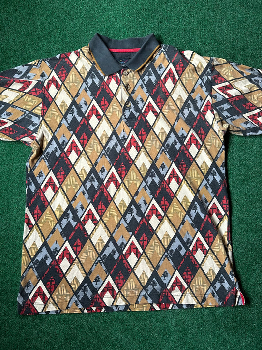 Vintage Greg Norman Diamond Polo