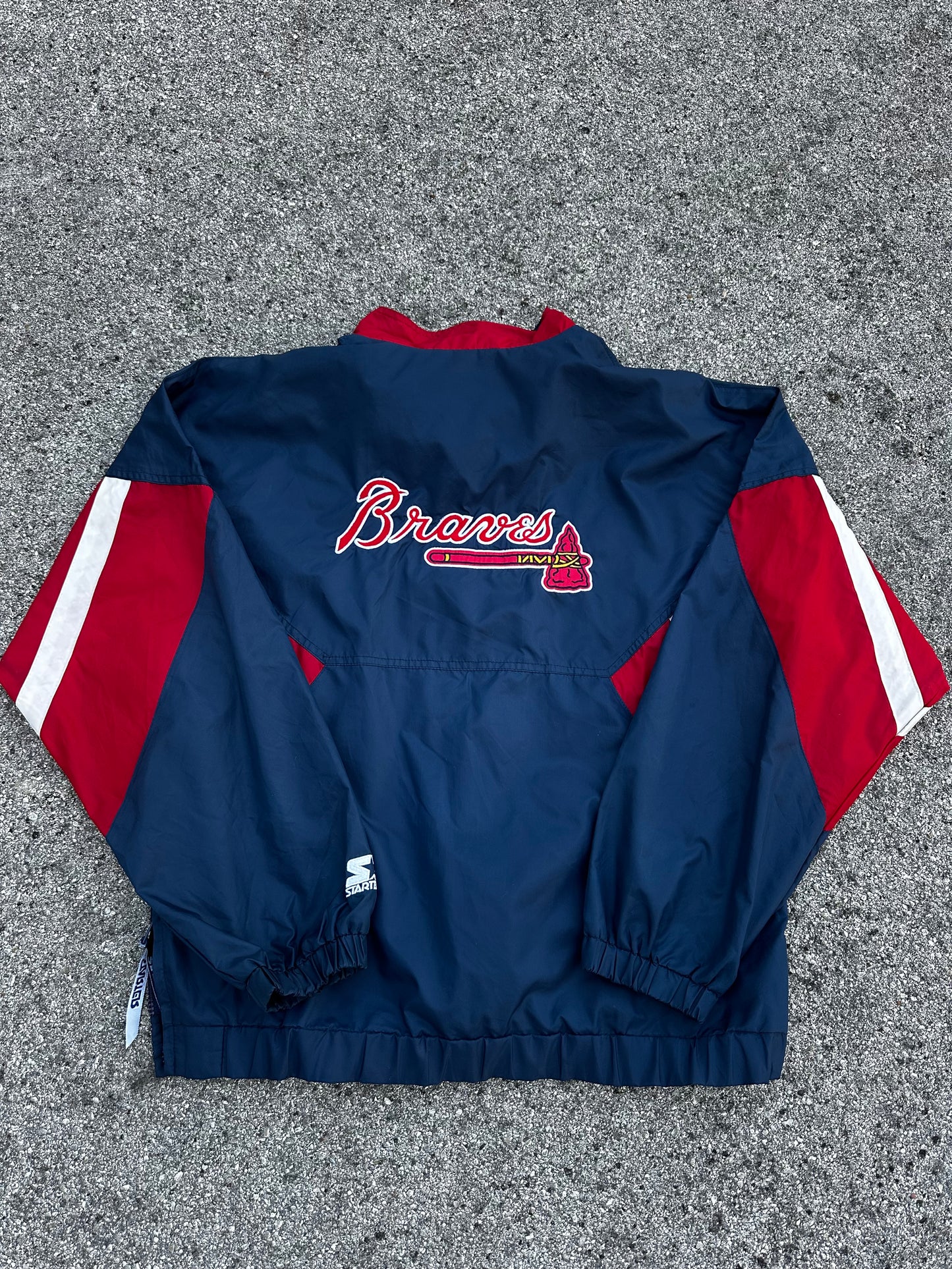 Vintage Starter Atlanta Braves Windbreaker