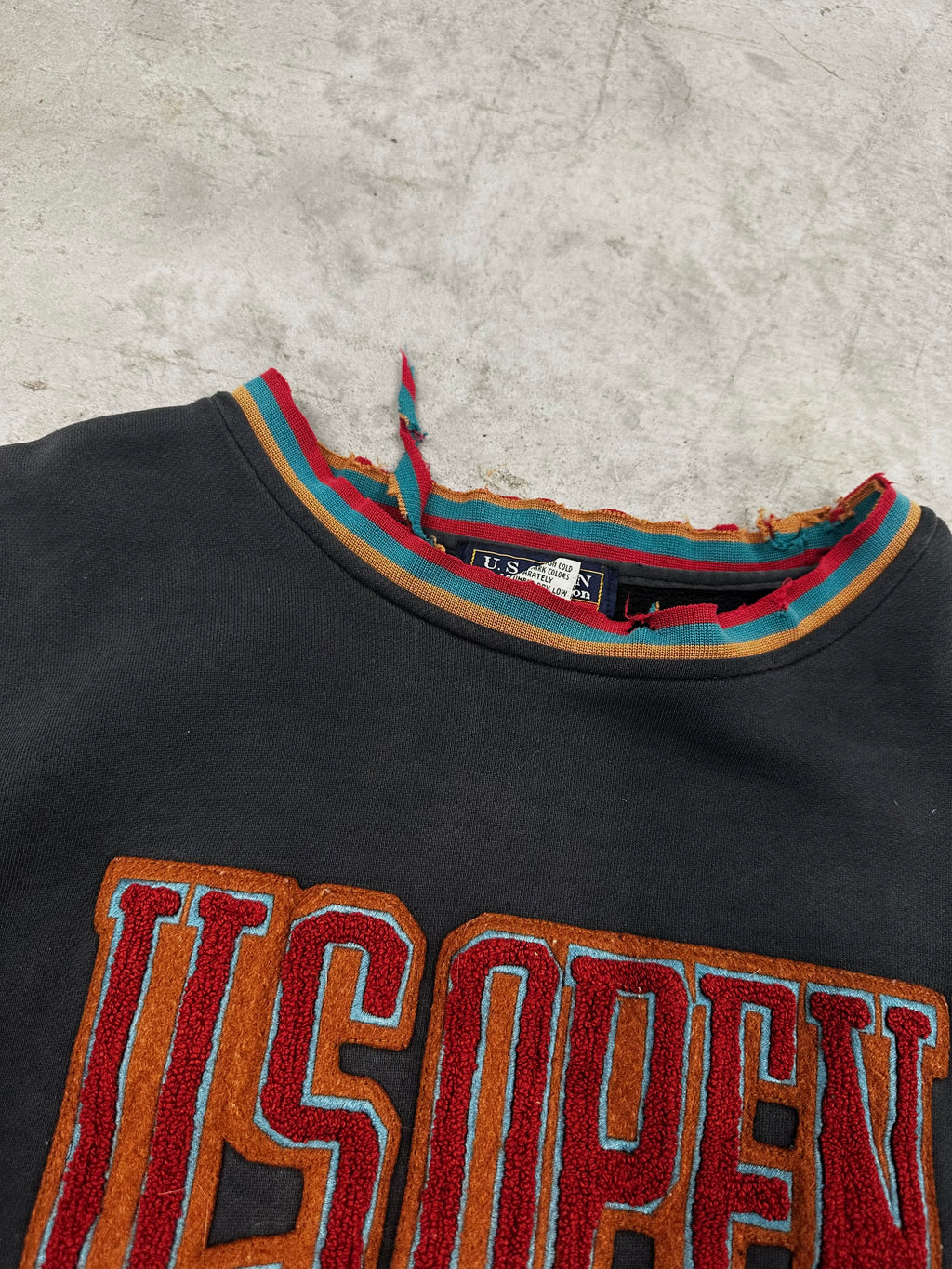 Vintage Distressed US Open Pullover (XL)