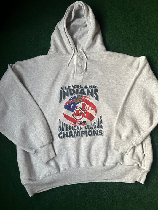 Vintage ‘95 Indians Starter Hoodie